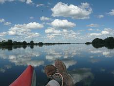 The peaceful Okavango River