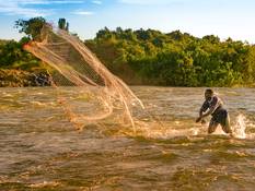 Fishing in Uganda