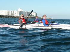 Kayak tour on the Atlantic Ocean